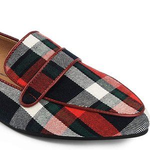 Trary Women's Pointed Toe Loafers Slip on Ballet Flat Shoes